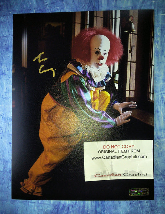 Tim Curry Hand Signed Autograph Photo COA Pennywise