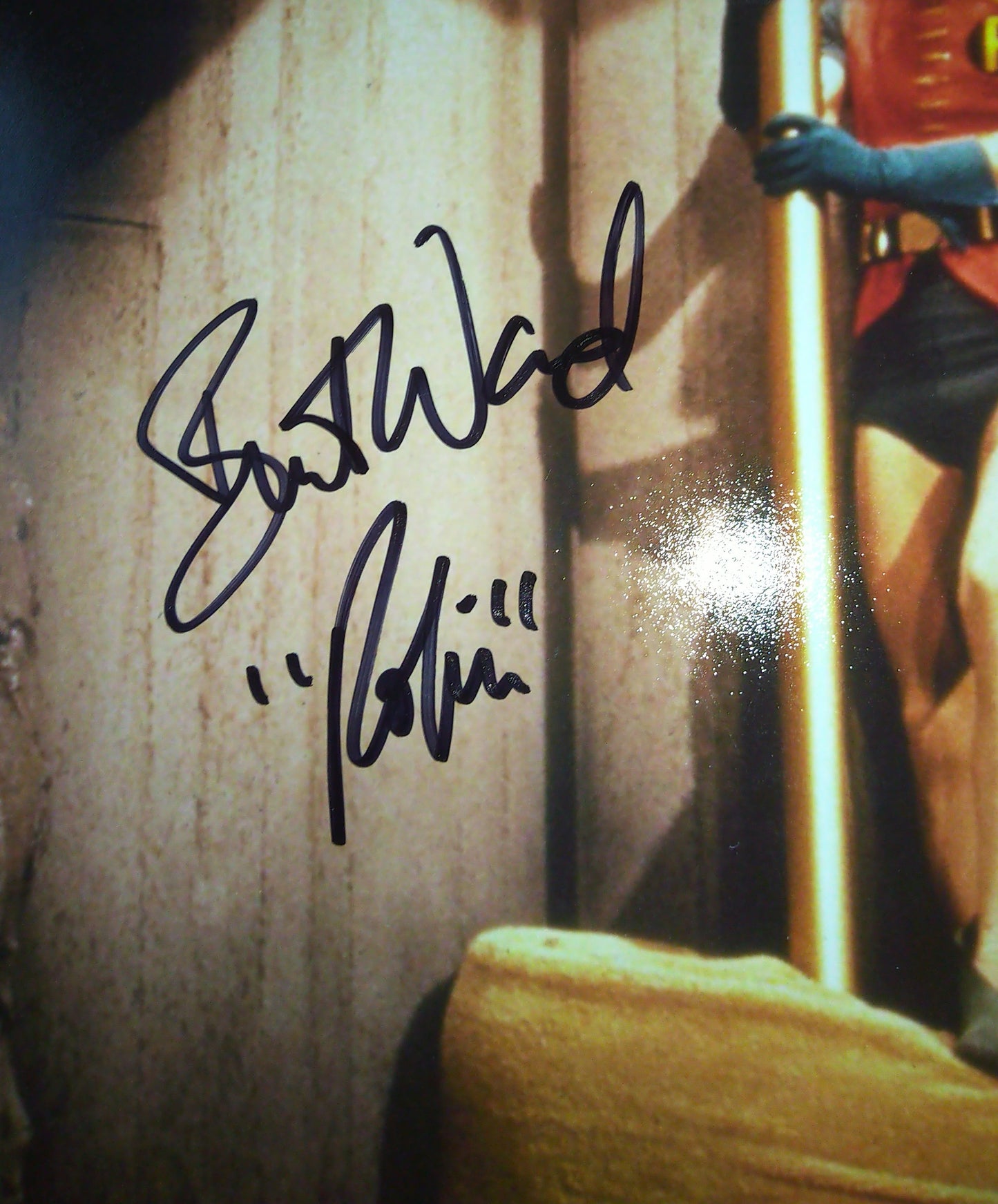 Adam West & Burt Ward Hand Signed Autograph Photo COA Batman