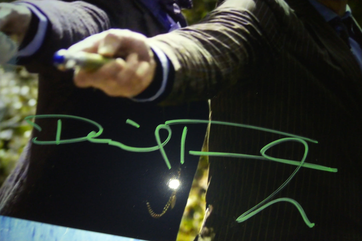 Matt Smith & David Tennant Hand Signed Autograph 8x10 Photo COA Doctor Who