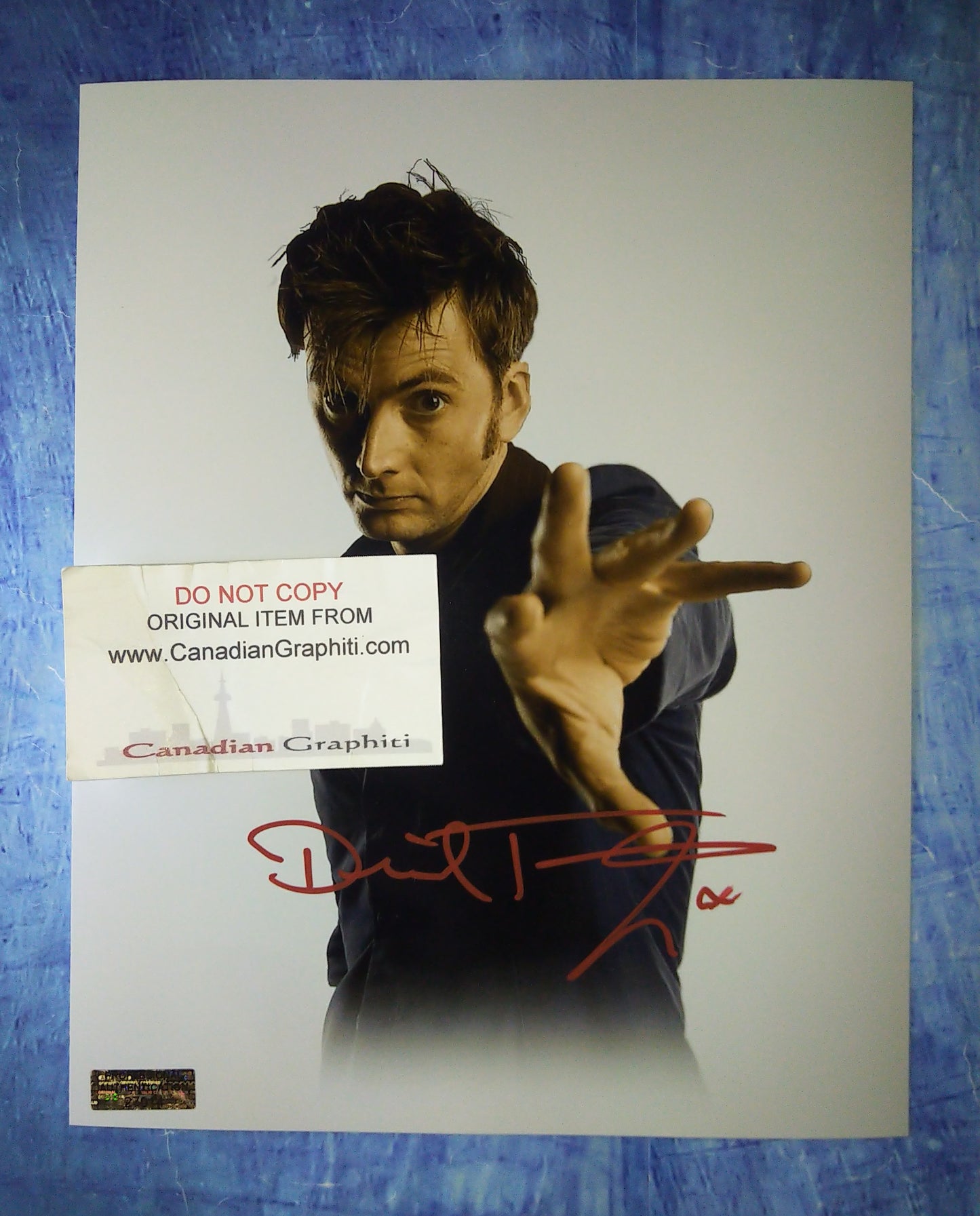 David Tennant Hand Signed Autograph 8x10 Photo COA Doctor Who