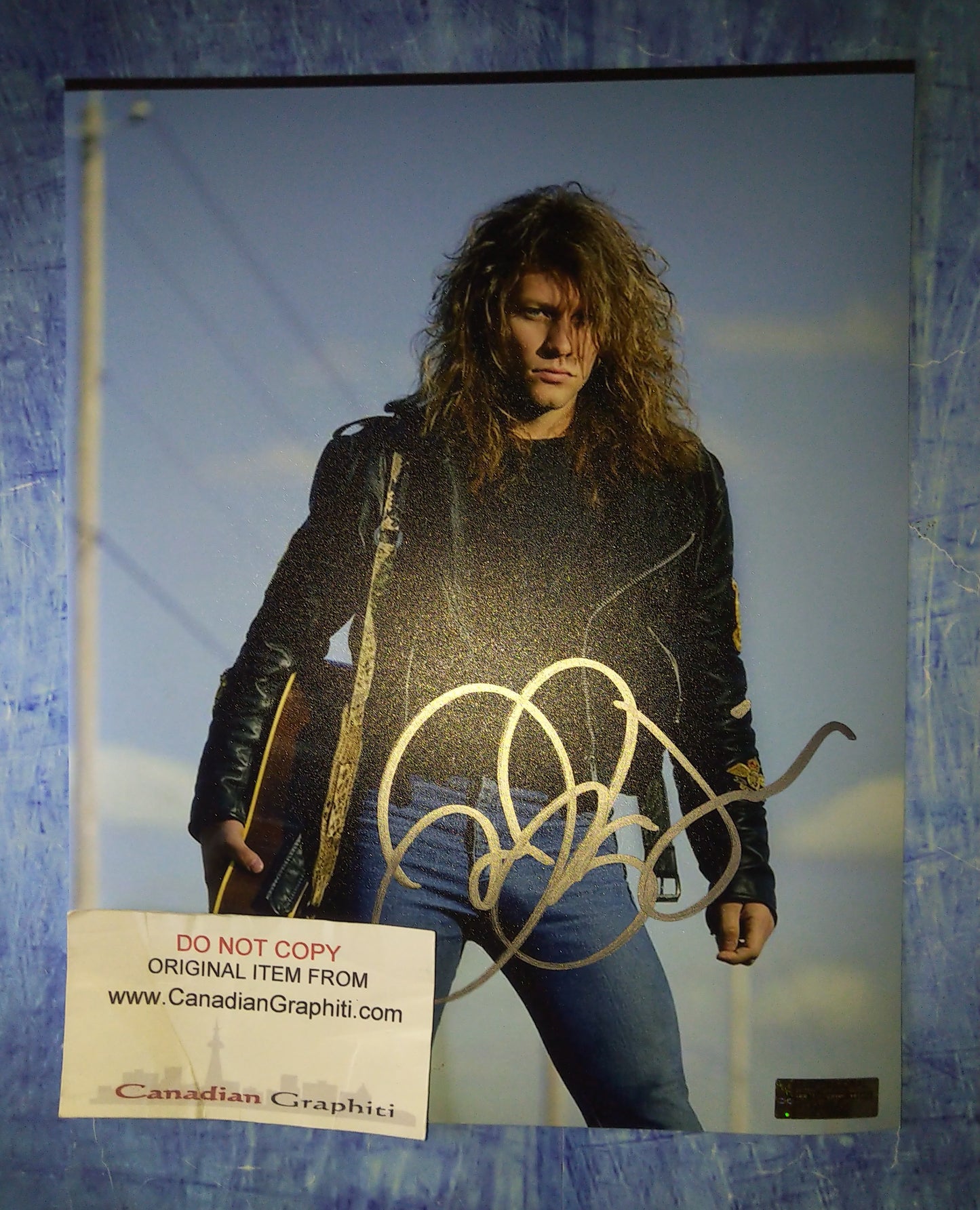 Jon Bon Jovi Hand Signed Autograph 8x10 Photo COA