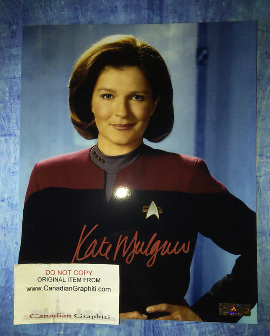 Kate Mulgrew Hand Signed Autograph 8x10 Photo COA Star Trek