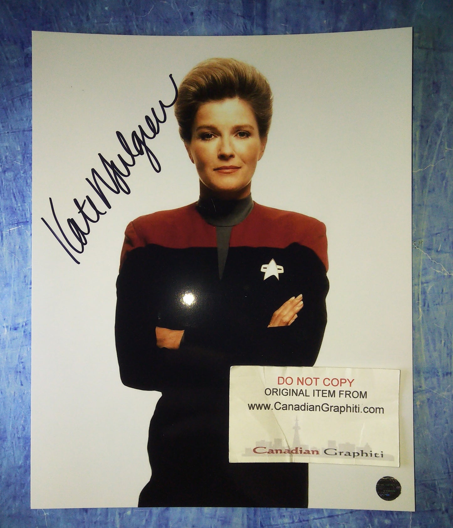 Kate Mulgrew Hand Signed Autograph 8x10 Photo COA Star Trek