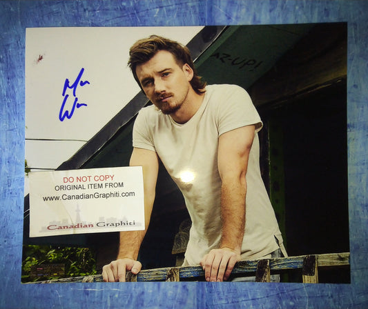 Morgan Wallen Hand Signed Autograph 8x10 Photo COA