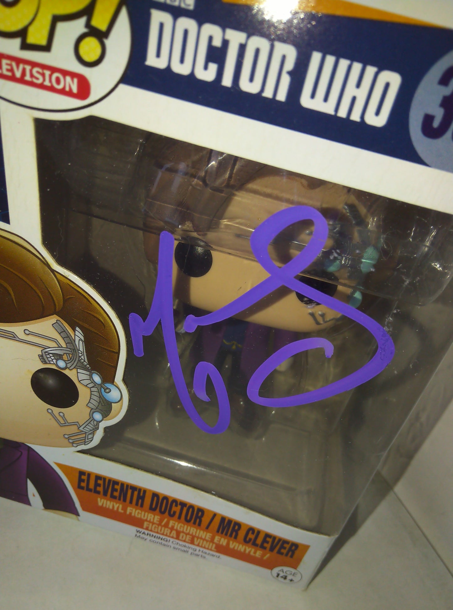 Matt Smith Hand Signed Autograph Doctor Who Funko Pop COA