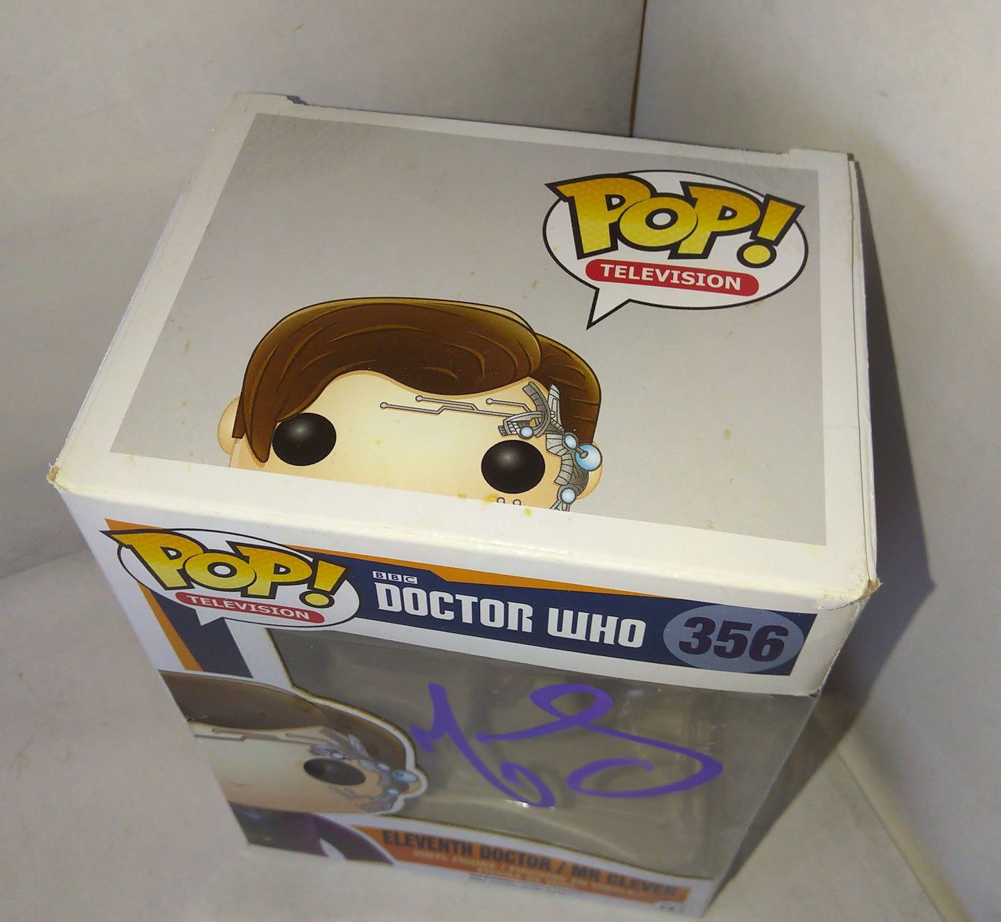 Matt Smith Hand Signed Autograph Doctor Who Funko Pop COA