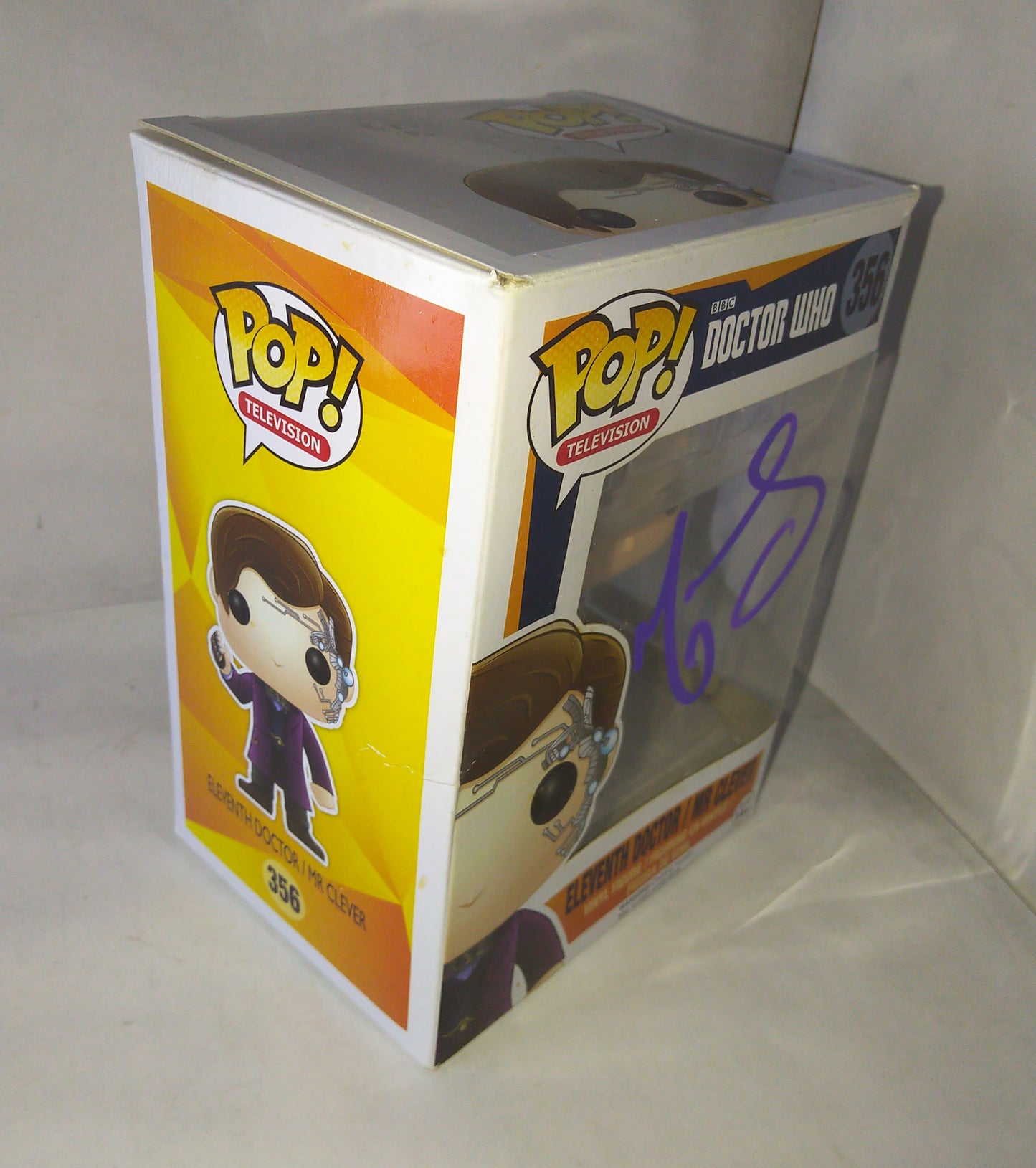 Matt Smith Hand Signed Autograph Doctor Who Funko Pop COA