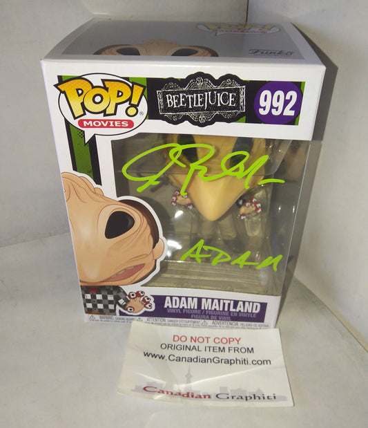 Alec Baldwin Hand Signed Autograph Beetlejuice Funko Pop COA