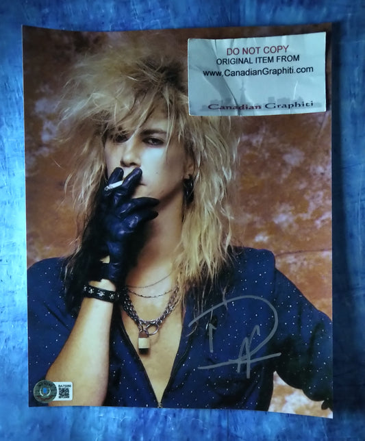 Duff McKagan Hand Signed Autograph 8x10 Photo BAS COA Guns N Roses