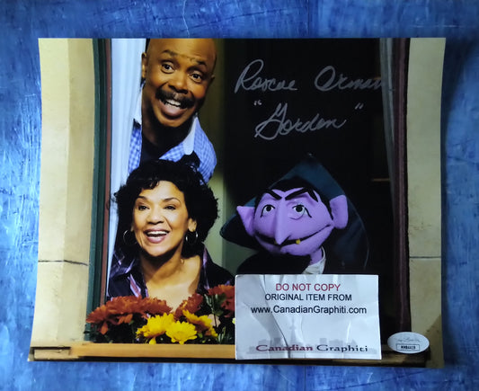 Roscoe Orman Hand Signed Autograph 8x10 Photo JSA COA Sesame Street