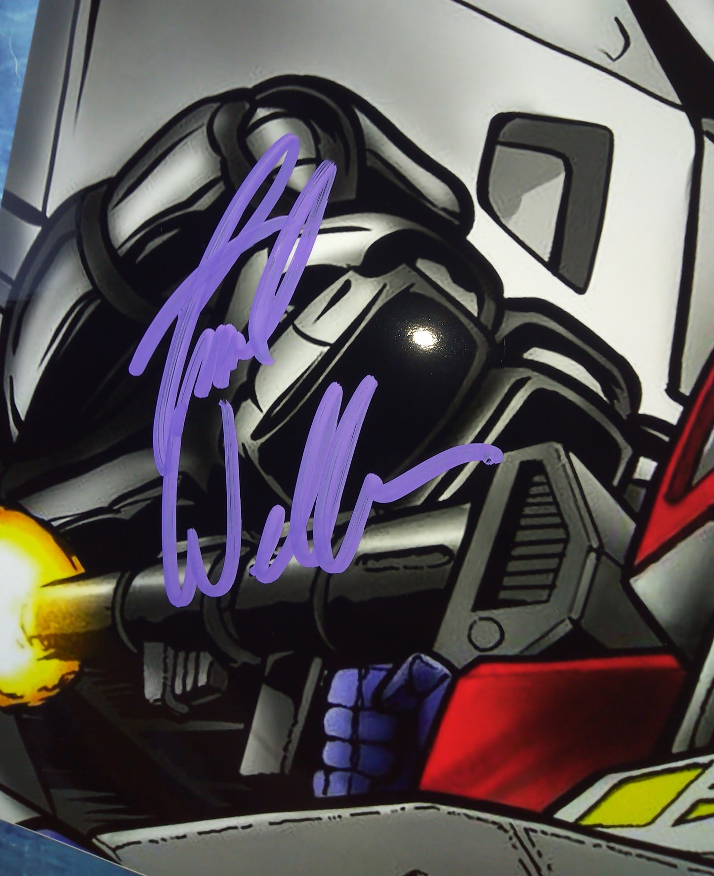 Peter Cullen & Frank Welker Hand Signed Autograph 11x14 Photo COA Transformers