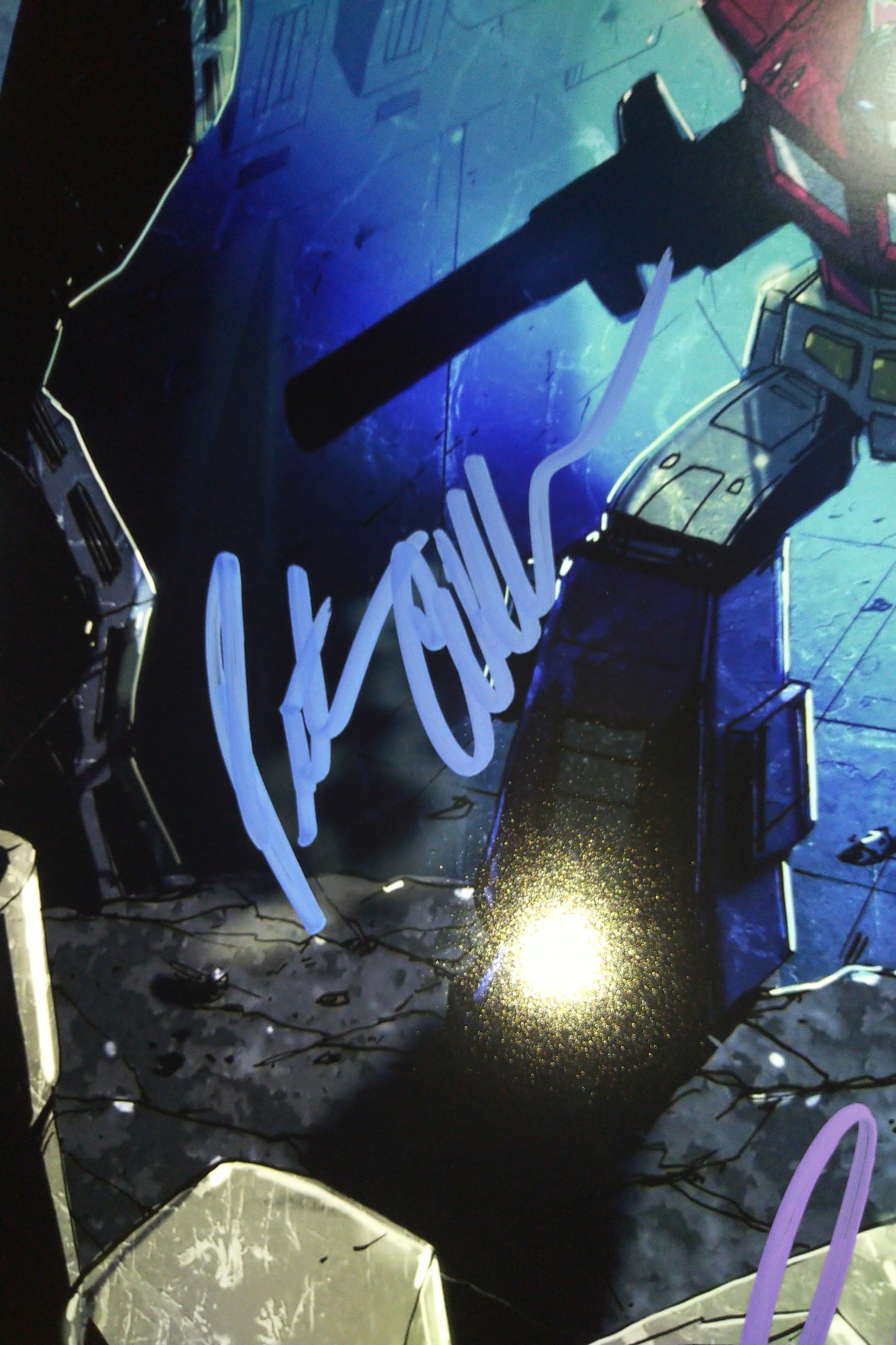 Peter Cullen & Frank Welker Hand Signed Autograph 11x14 Photo COA Transformers