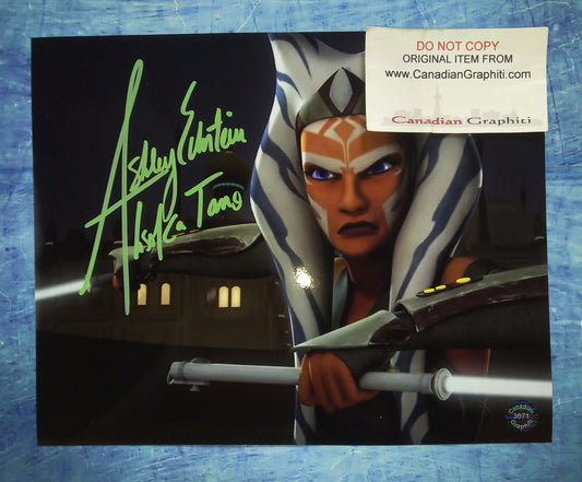 Ashley Eckstein Hand Signed Autograph 8x10 Photo COA Star Wars Ahsoka Tano