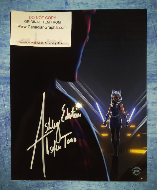 Ashley Eckstein Hand Signed Autograph 8x10 Photo COA Star Wars Ahsoka Tano