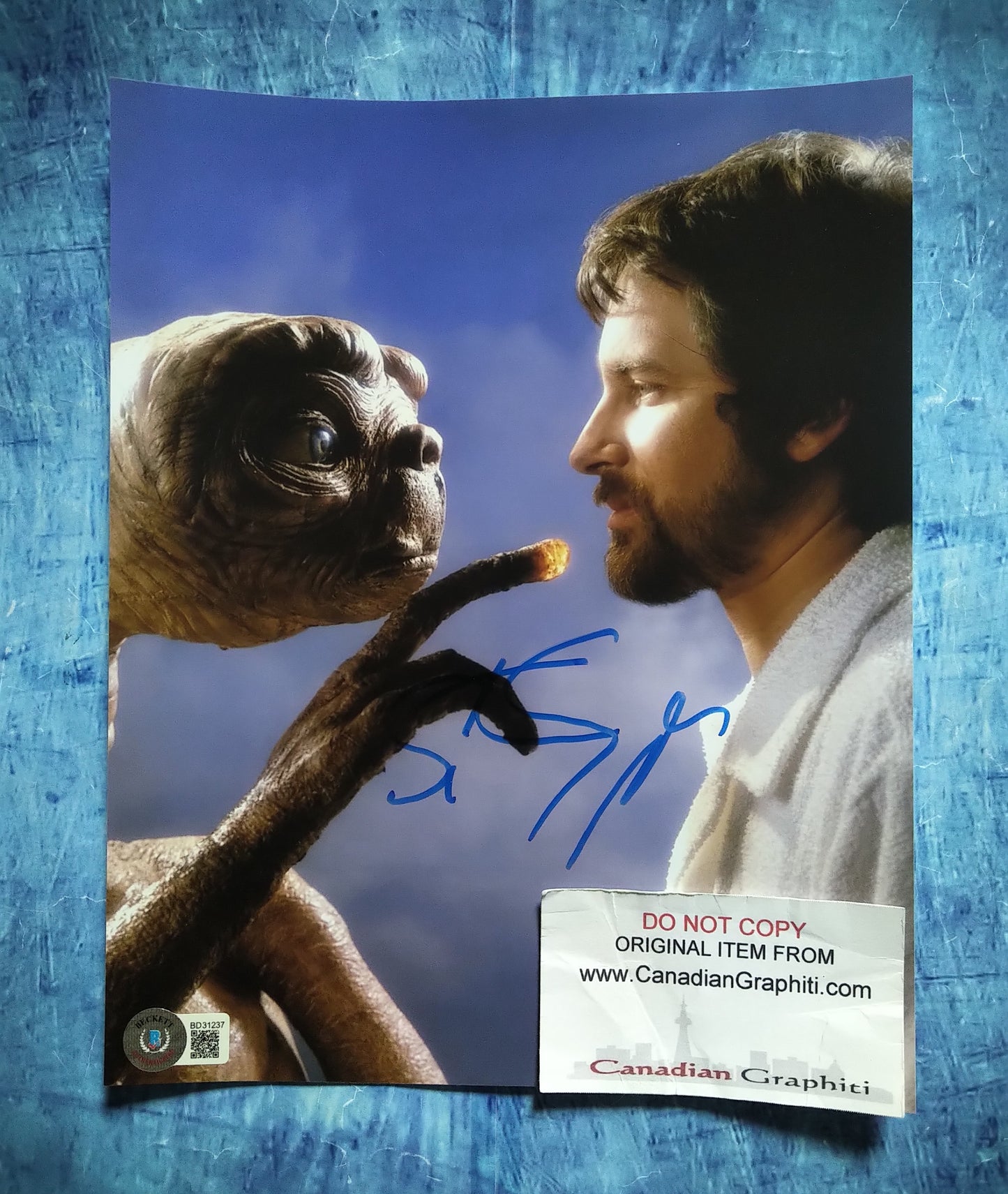 Steven Spielberg Hand Signed Autograph 8x10 Photo BAS COA