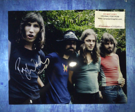 Roger Waters & Nick Mason Hand Signed Autograph 11x14 Photo COA Pink Floyd