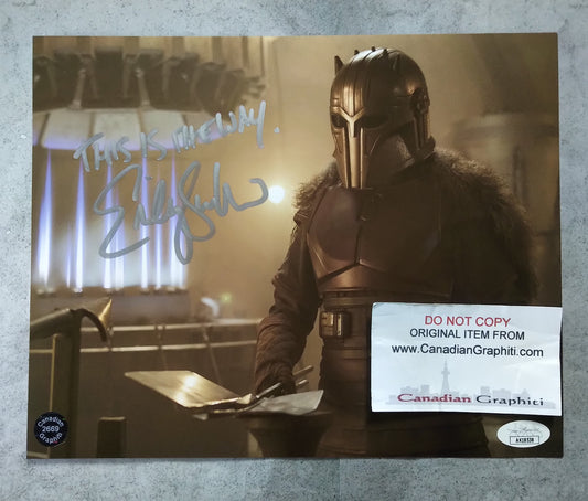 Emily Swallow Hand Signed Autograph 8x10 Photo COA + JSA The Mandalorian