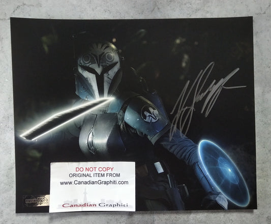 Katee Sackhoff Hand Signed Autograph 8x10 Photo COA The Mandalorian