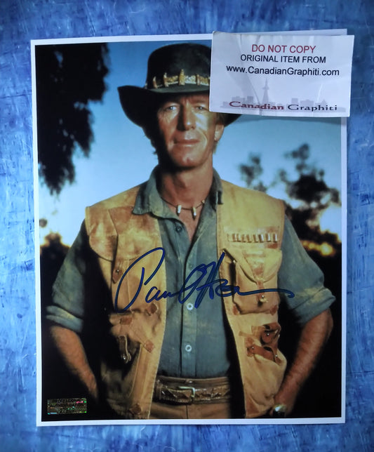 Paul Hogan Hand Signed Autograph 8x10 Photo COA Crocodile Dundee