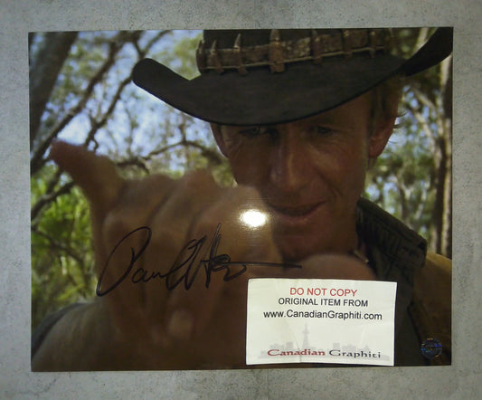 Paul Hogan Hand Signed Autograph 8x10 Photo COA Crocodile Dundee