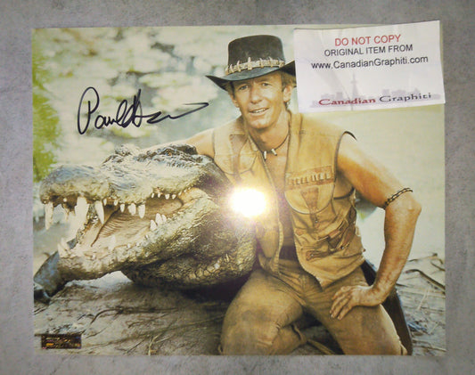 Paul Hogan Hand Signed Autograph 8x10 Photo COA Crocodile Dundee