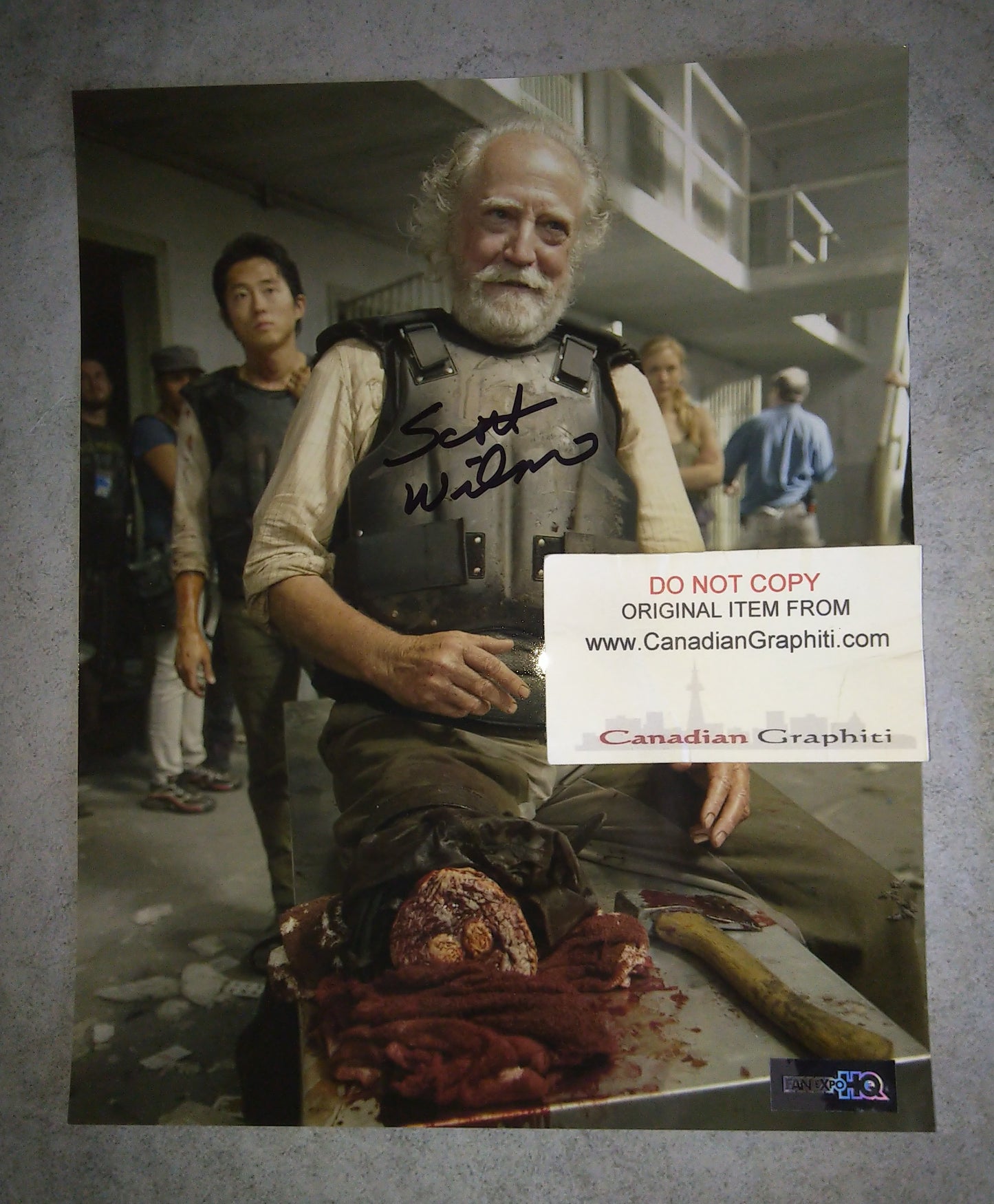 Scott Wilson Hand Signed Autograph 8x10 Photo COA The Walking Dead