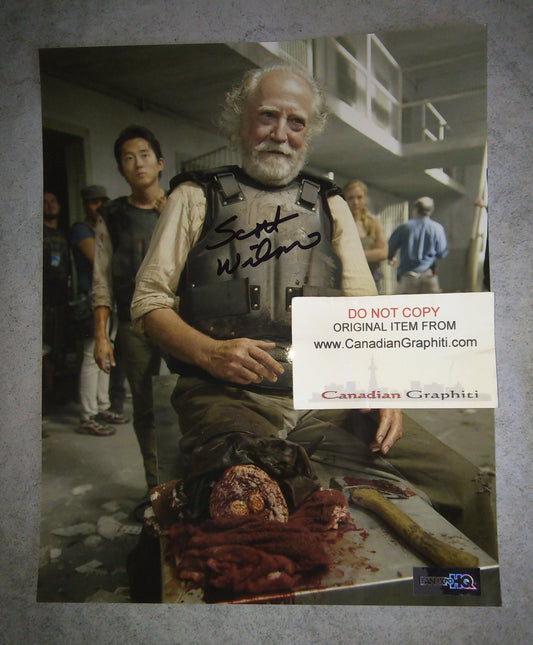 Scott Wilson Hand Signed Autograph 8x10 Photo COA The Walking Dead