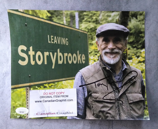 Tony Amendola Hand Signed Autograph 8x10 Photo JSA COA Once Upon A Time