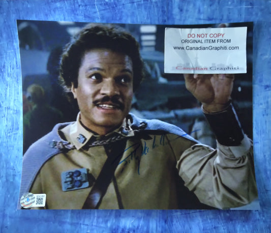 Billy Dee Williams Hand Signed Autograph 8x10 Photo BAS COA