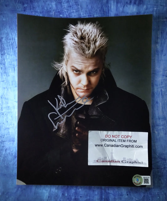 Kiefer Sutherland Hand Signed Autograph 8x10 Photo BAS COA The Lost Boys