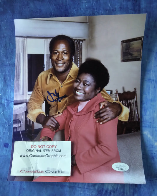 John Amos Hand Signed Autograph 8x10 Photo JSA COA Good Times