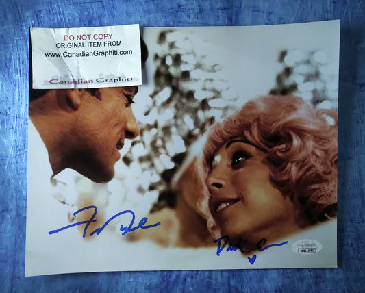 Didi Conn & Frankie Avalon Hand Signed Autograph 8x10 Photo JSA COA Grease