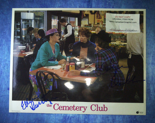 Ellen Burstyn & Olympia Dukakis Hand Signed Autograph 11x14 Photo JSA COA The Cemetery Club