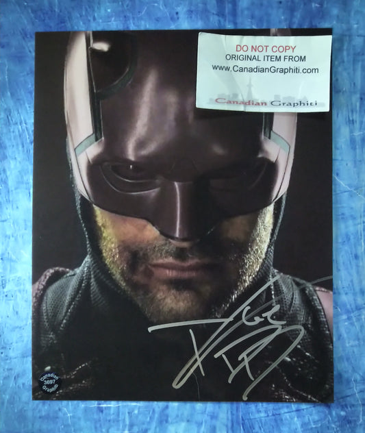 Charlie Cox Hand Signed Autograph 8x10 Photo COA Daredevil