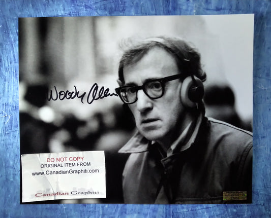Woody Allen Hand Signed Autograph 8x10 Photo COA