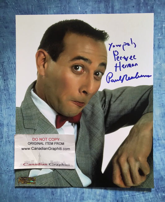 Paul Reubens Pee-wee Herman Hand Signed Autograph 8x10 Photo COA
