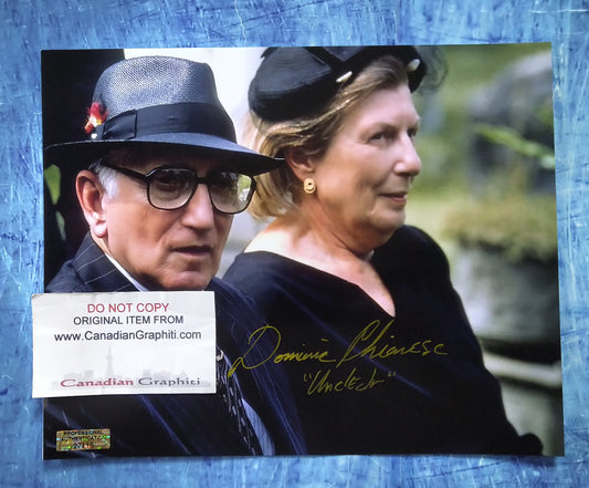 Dominic Chianese Hand Signed Autograph 8x10 Photo COA The Soprano's
