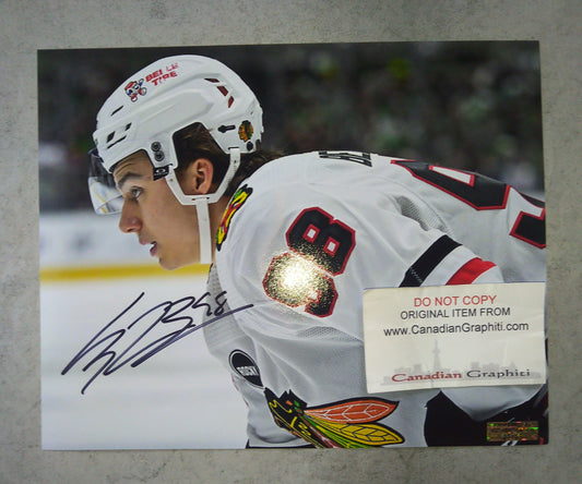 Connor Bedard Hand Signed Autograph 8x10 Photo COA Chicago Blackhawks
