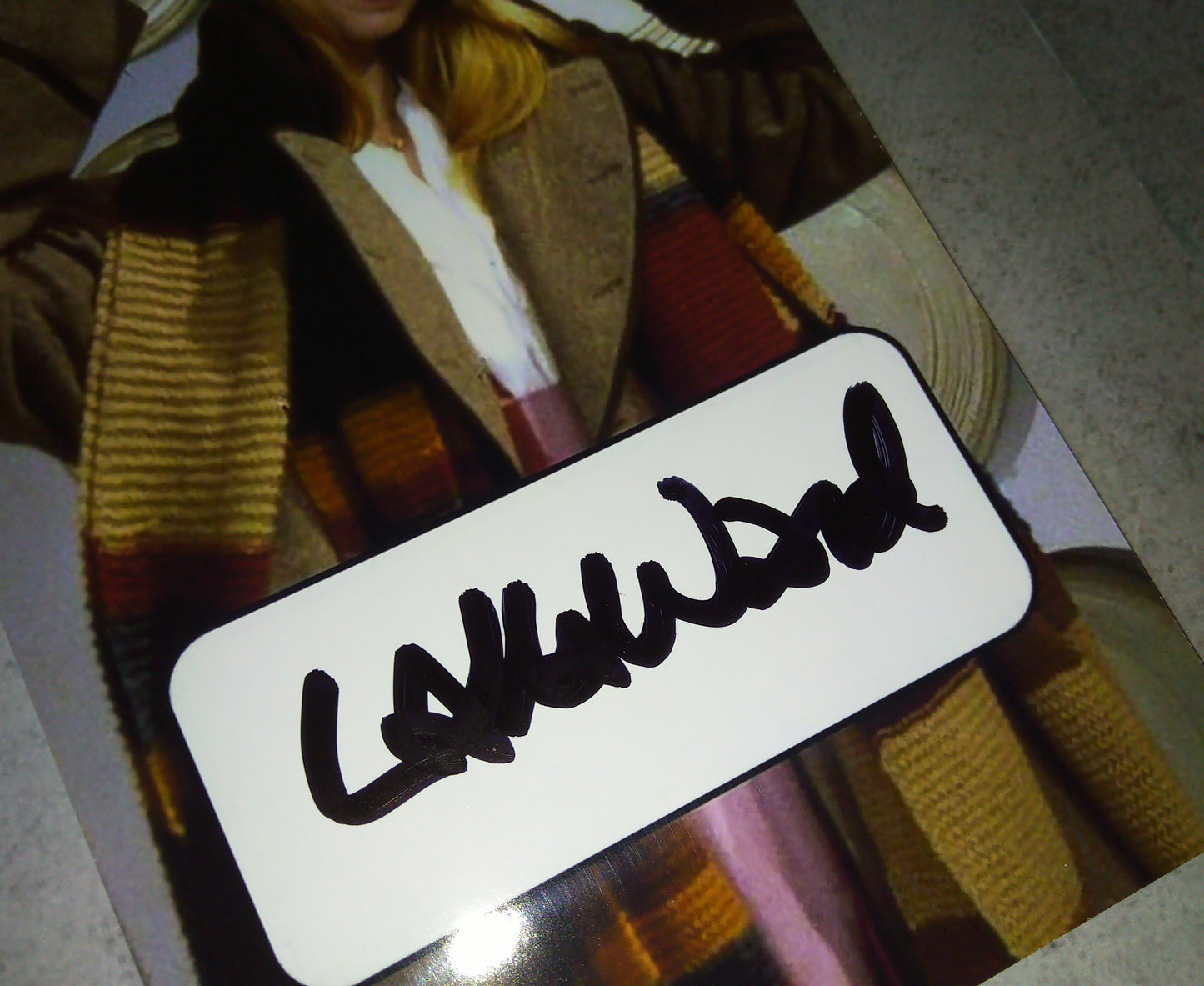 Lalla Ward Hand Signed Autograph Photo COA Doctor Who