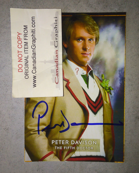 Peter Davison Hand Signed Autograph Photo COA