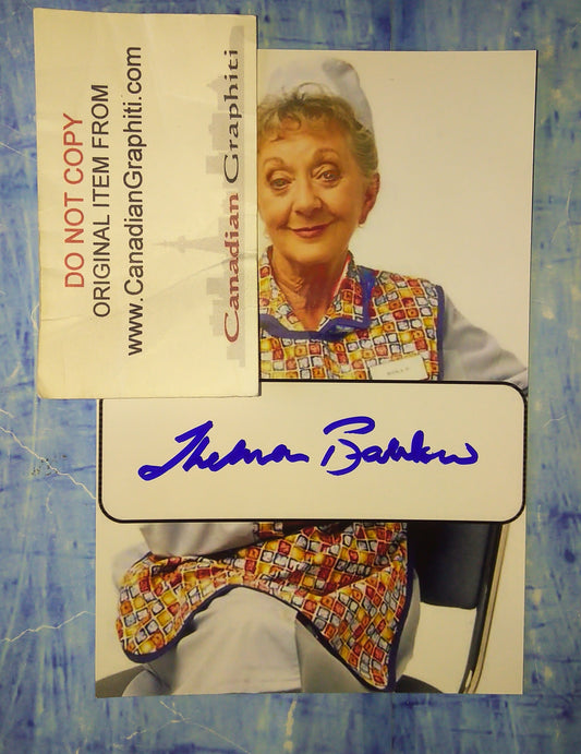 Thelma Barlow Hand Signed Autograph Photo COA Dinnerladies