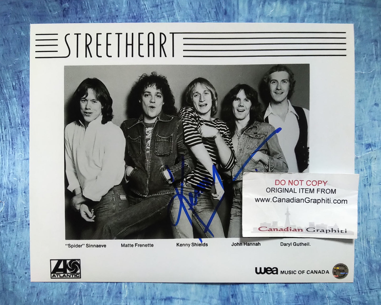 Kenny Shields Hand Signed Autograph 8x10 Photo COA Streetheart