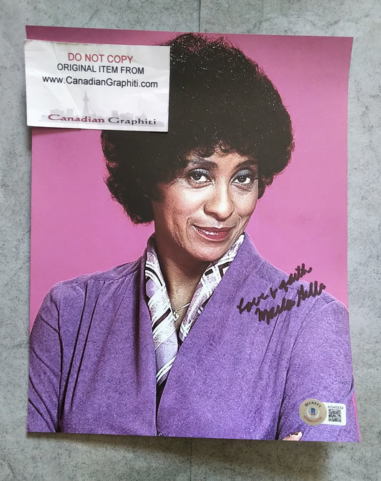 Marla Gibbs Hand Signed Autograph 8x10 Photo BAS COA