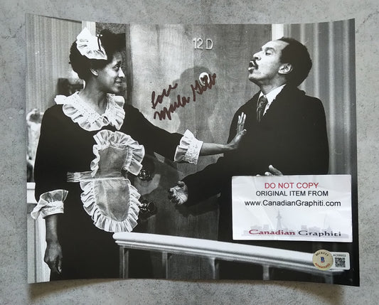 Marla Gibbs Hand Signed Autograph 8x10 Photo BAS COA The Jeffersons