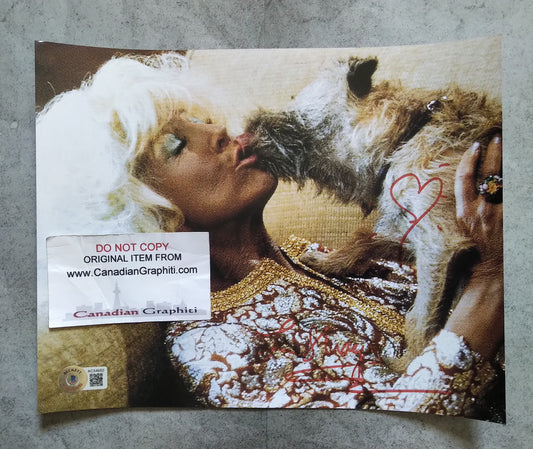 Lin Shaye Hand Signed Autograph 8x10 Photo BAS COA