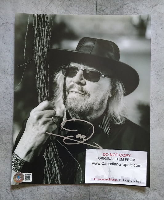 Barry Gibb Hand Signed Autograph 8x10 Photo BAS COA Bee Gees