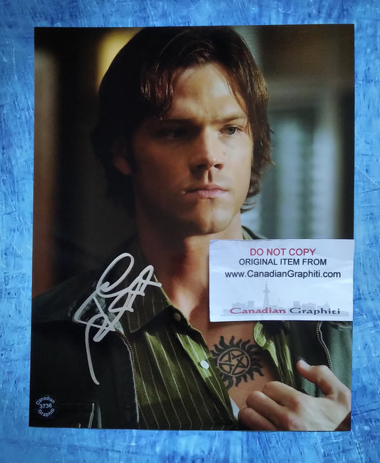Jared Padalecki Hand Signed Autograph 8x10 Photo COA Supernatural