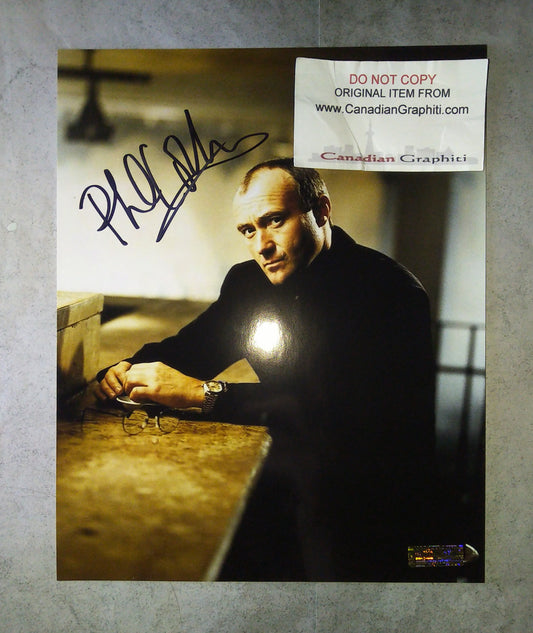 Phil Collins Hand Signed Autograph 8x10 Photo COA