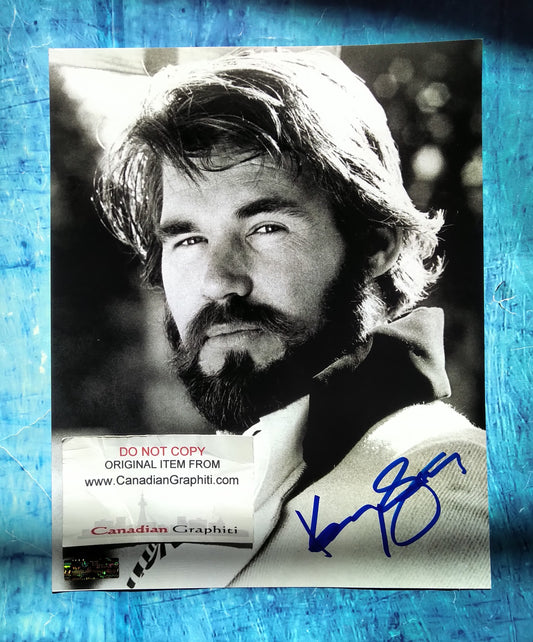 Kenny Rogers Hand Signed Autograph 8x10 Photo COA