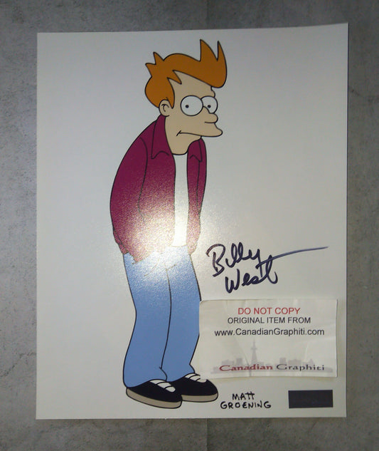 Billy West Hand Signed Autograph 8x10 Photo COA Futurama